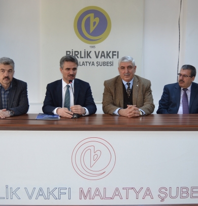 Malatya Valisi Aydın Baruş vakfımızı ziyaret etti.