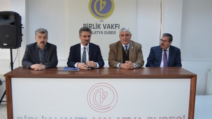 Malatya Valisi Aydın Baruş vakfımızı ziyaret etti.